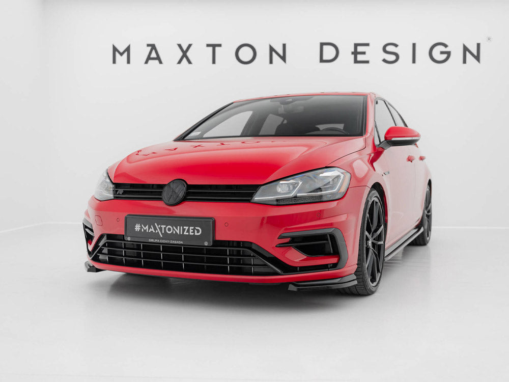Front Side Splitters - Volkswagen Golf R / R-Line Mk7 Facelift