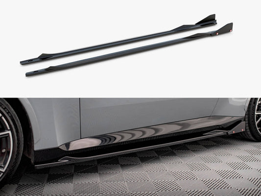 Side Skirts Diffusers V2 + Flaps - BMW 2 Series (Coupe M-Pack / M240i G42)