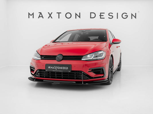 Hybrid Front Racing Splitter - Volkswagen Golf 7 R / R-Line Facelift