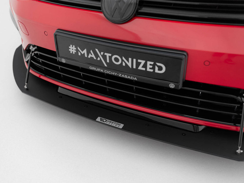 Hybrid Front Racing Splitter - Volkswagen Golf 7 R / R-Line Facelift