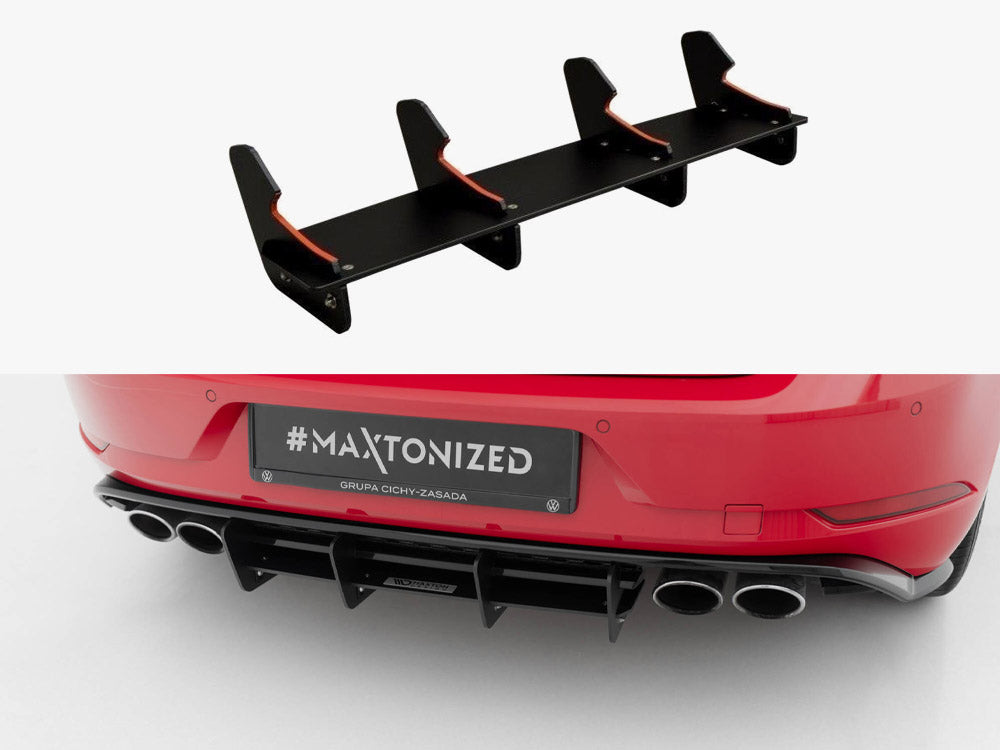 Rear Diffuser - Volkswagen Golf R Mk7 Facelift