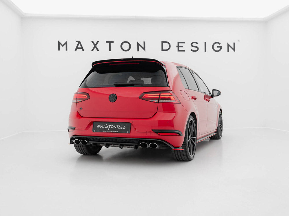 Rear Splitter - Volkswagen Golf R / R-Line Hatchback Mk7 Facelift