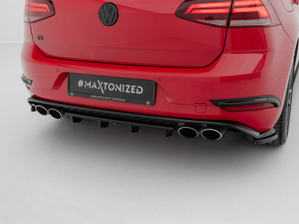 Rear Splitter - Volkswagen Golf R / R-Line Hatchback Mk7 Facelift