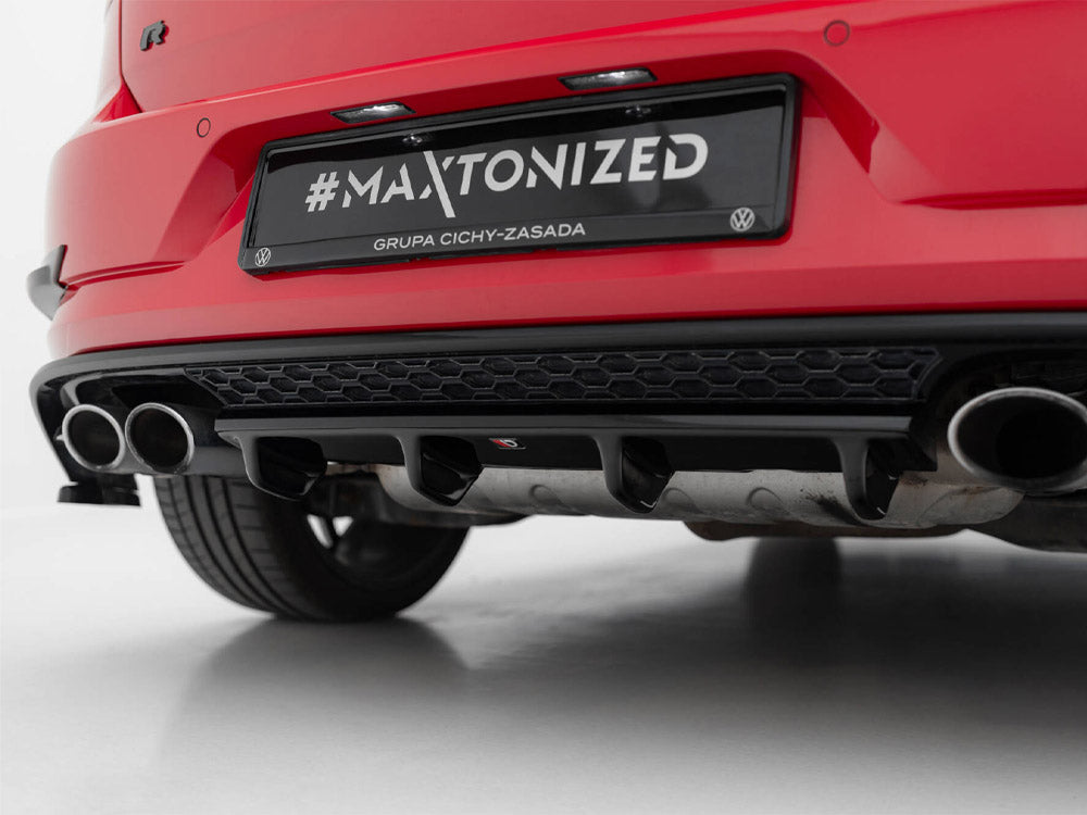 Rear Splitter - Volkswagen Golf R / R-Line Hatchback Mk7 Facelift