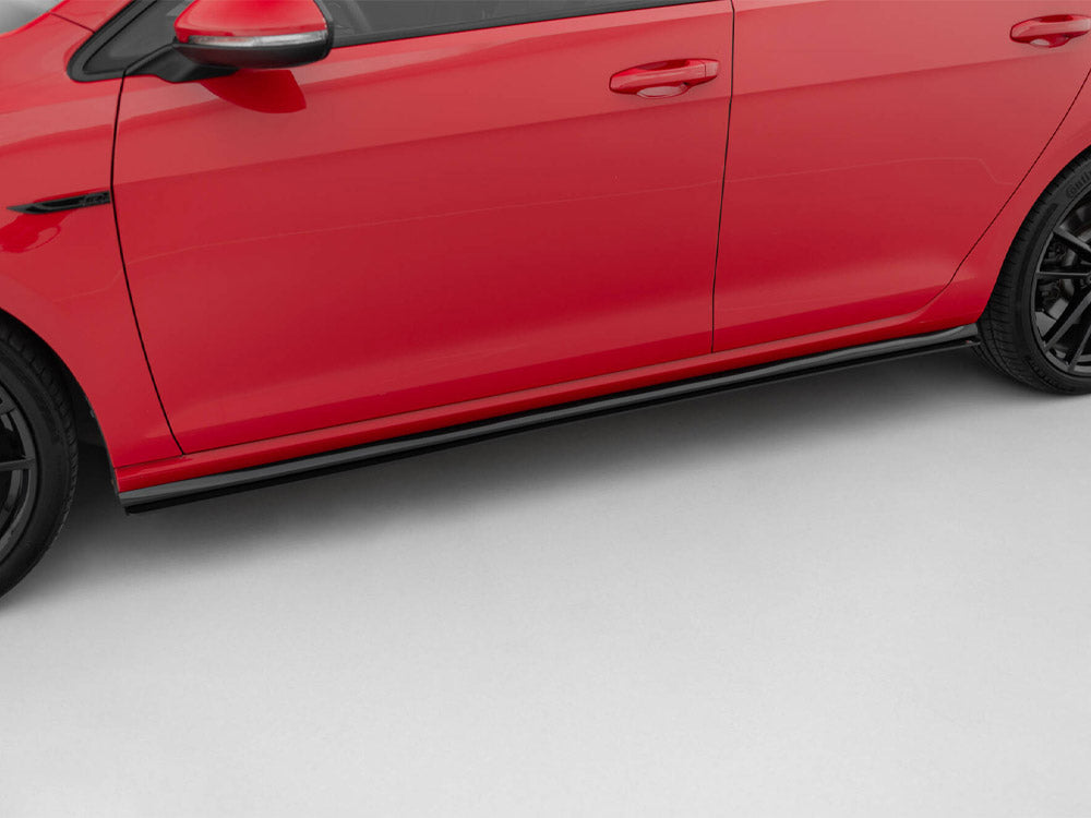 Racing Side Skirts Diffusers - Volkswagen Golf R / R-Line Mk7 Facelift