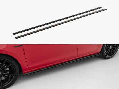 Street PRO Side Skirts Diffusers - Volkswagen Golf R / R-Line Mk7 Facelift