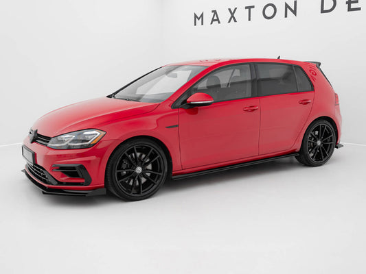 Street PRO Side Skirts Diffusers - Volkswagen Golf R / R-Line Mk7 Facelift