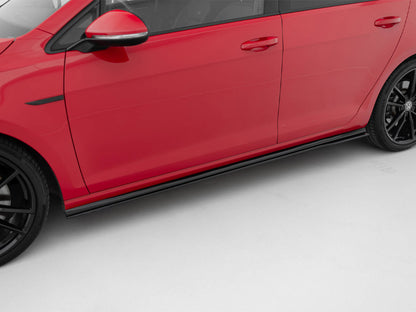 Street PRO Side Skirts Diffusers - Volkswagen Golf R / R-Line Mk7 Facelift