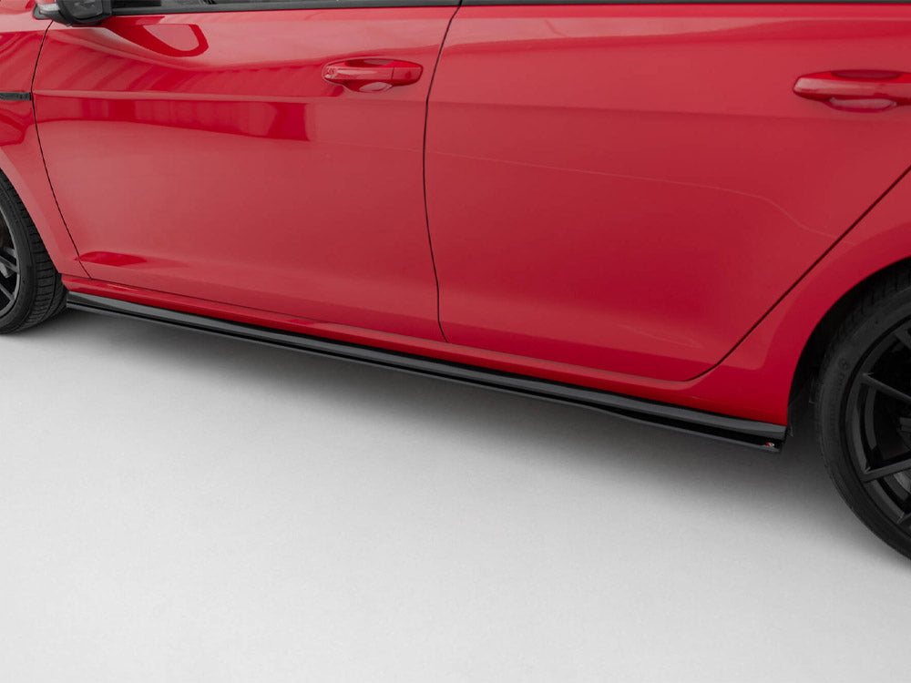 Street PRO Side Skirts Diffusers - Volkswagen Golf R / R-Line Mk7 Facelift