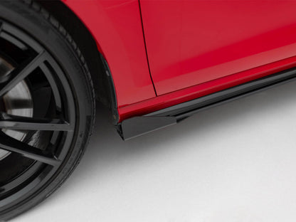 Street PRO Side Skirts Diffusers + Flaps - Volkswagen Golf R / R-Line Mk7 Facelift