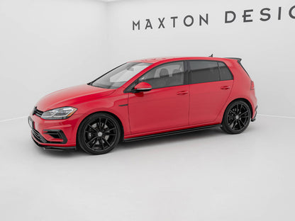 Side Skirts Diffusers V.4 - Volkswagen Golf R / R-Line Mk7 Facelift