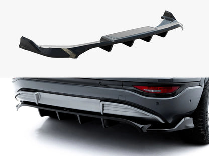 Rear Splitter (Vertical Bars) - Audi Q6 e-tron S Line / SQ6 e-tron SUV / Sportback Mk1