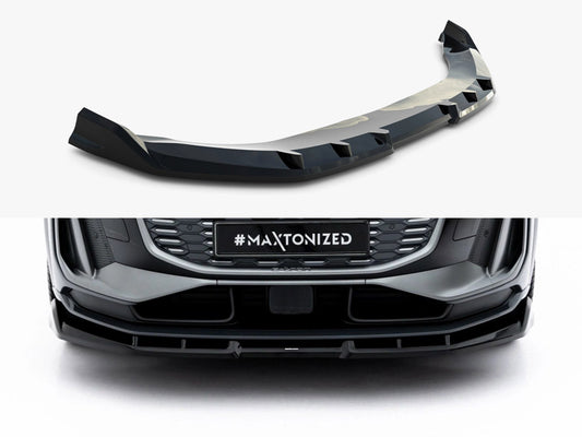 Front Splitter - Audi Q6 e-tron Standard / S Line / SQ6 e-tron SUV / Sportback Mk1