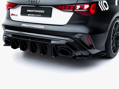 Rear Side Splitters V.1 - Audi RS3 Sedan 8Y Facelift