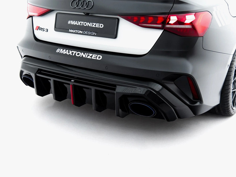 Rear Valance - Audi RS3 Sedan 8Y Facelift (Version with original reflector)