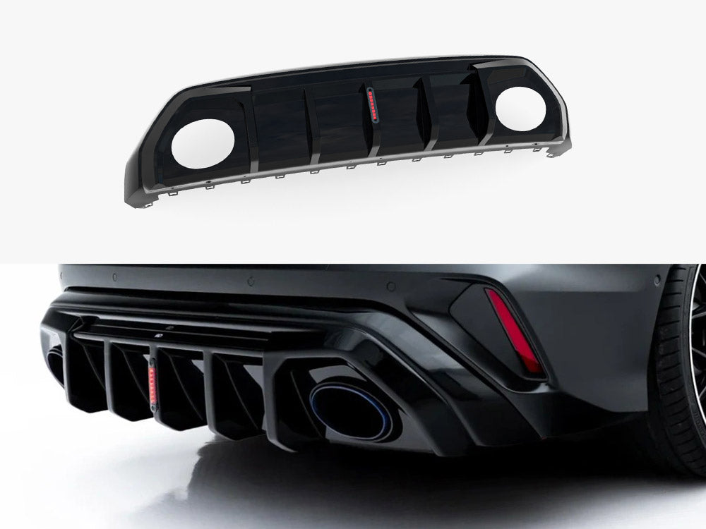 Rear Valance - Audi RS3 Sedan 8Y Facelift (Version with LED Light)