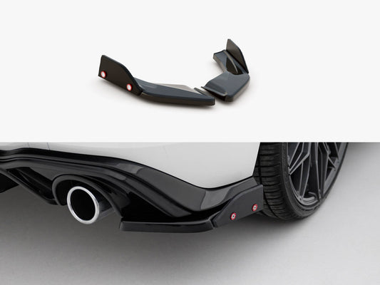 Rear Side Splitters V.2 + Flaps - Volkswagen Golf GTI / GTE Mk8