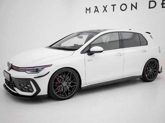 Side Skirts Diffusers V.1 - Volkswagen Golf GTI / GTE / GTI Clubsport / GTD / R-Line Mk8