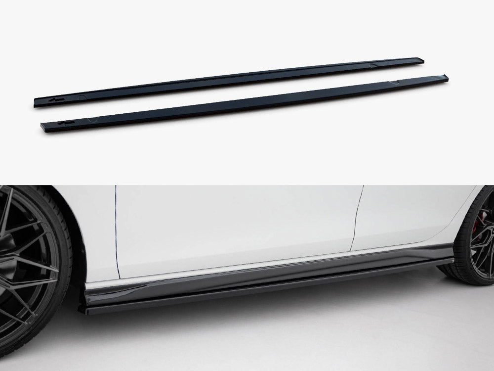 Side Skirts Diffusers V.4 - Volkswagen Golf GTI / GTE / GTI Clubsport / GTD/ R-Line Mk8