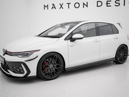 Side Skirts Diffusers V.4 - Volkswagen Golf GTI / GTE / GTI Clubsport / GTD/ R-Line Mk8