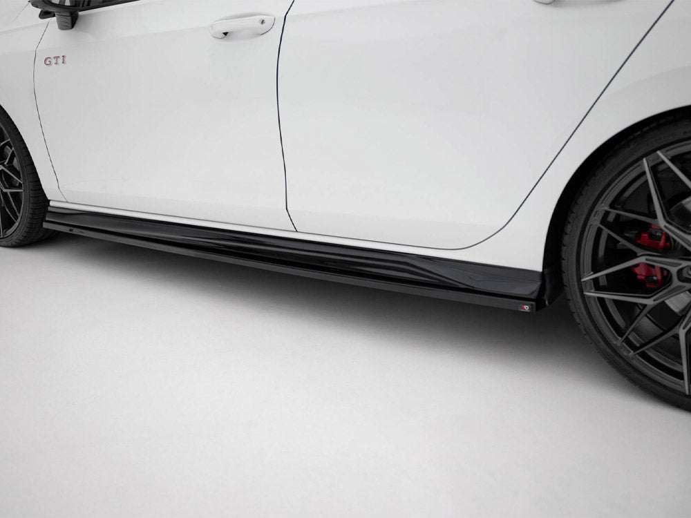 Side Skirts Diffusers V.4 - Volkswagen Golf GTI / GTE / GTI Clubsport / GTD/ R-Line Mk8