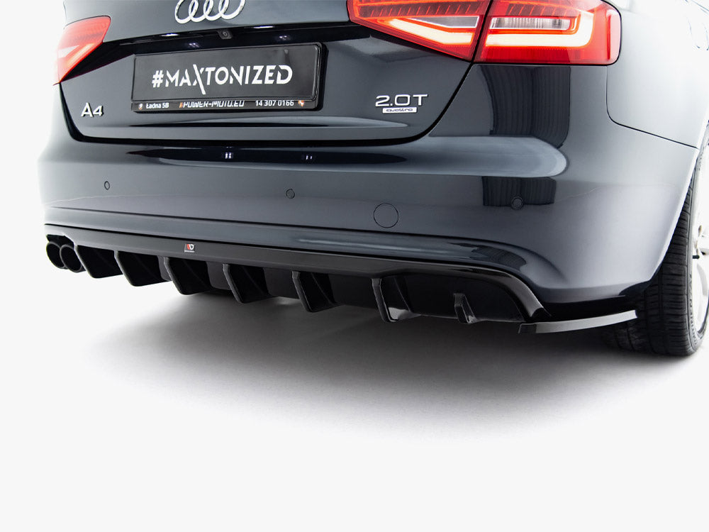 Rear Valance - Audi A4 B8 Facelift (Single Side dual exhaust Version)