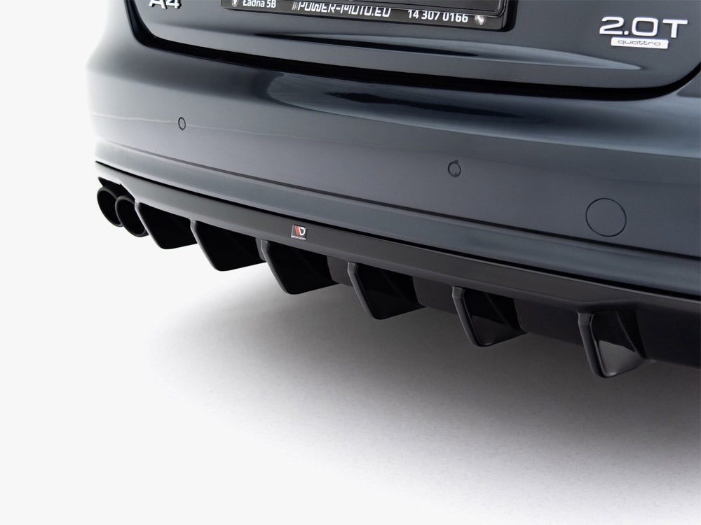 Rear Valance - Audi A4 B8 Facelift (Single Side dual exhaust Version)