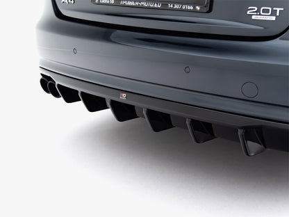 Rear Valance - Audi A4 B8 Facelift (Single Side dual exhaust Version)