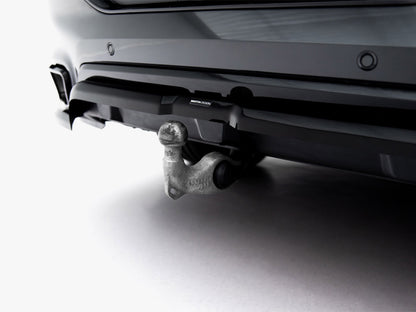 Central Rear Splitter (Vertical Bars) V1 - BMW X6 (M-Pack G06 Facelift)