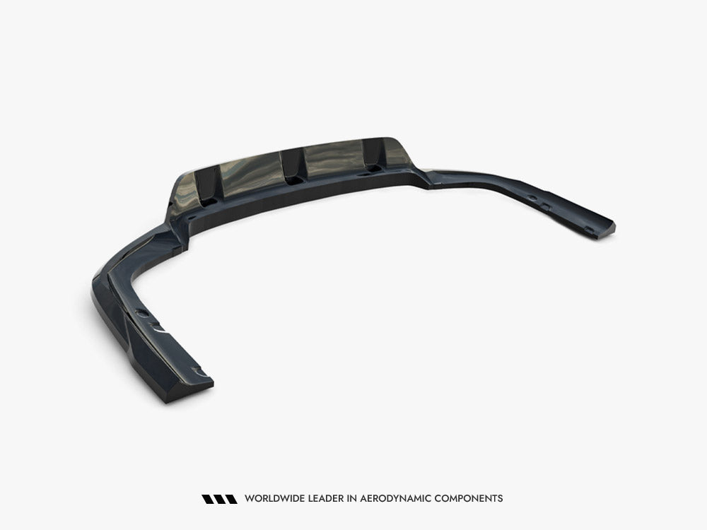 Central Rear Splitter (Vertical Bars) V1 - BMW X6 (M-Pack G06 Facelift)