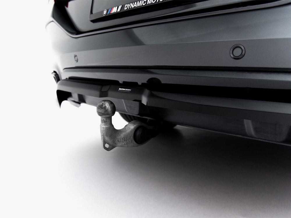 Central Rear Splitter (Vertical Bars) V2 - BMW X6 (M-Pack G06 Facelift)