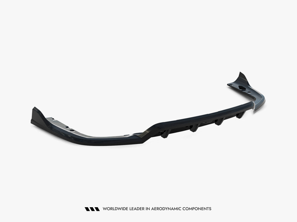 Central Rear Splitter (Vertical Bars) V2 - BMW X6 (M-Pack G06 Facelift)