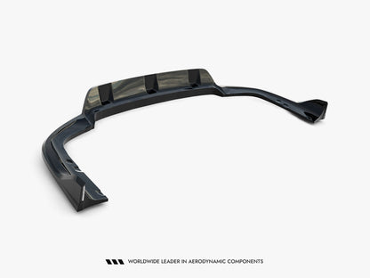 Central Rear Splitter (Vertical Bars) V2 - BMW X6 (M-Pack G06 Facelift)