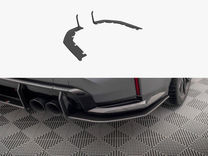Street PRO Rear Side Splitters V1 - BMW M3 (Sedan / Touring G80 / G81)