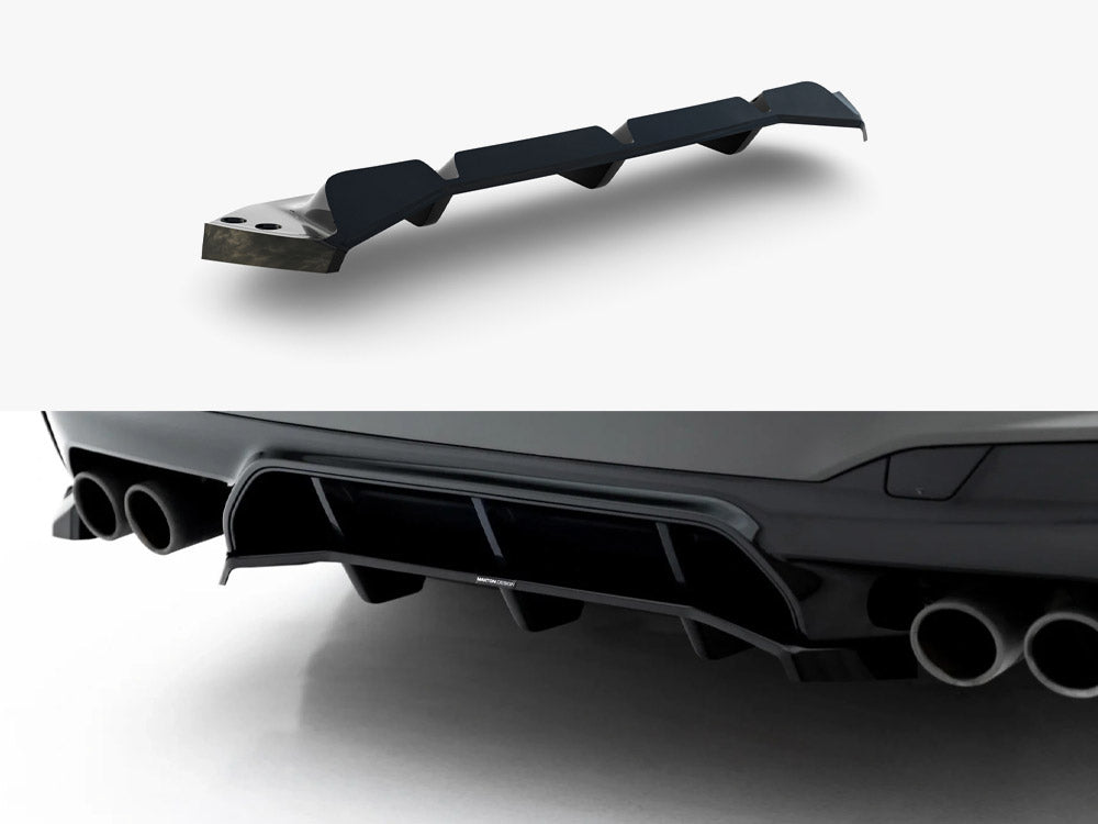 Rear Splitter (Vertical Bars) - BMW M5 F90 / F90 (Facelift)