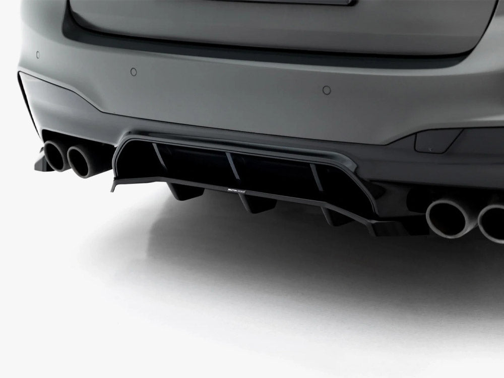 Rear Splitter (Vertical Bars) - BMW M5 F90 / F90 (Facelift)