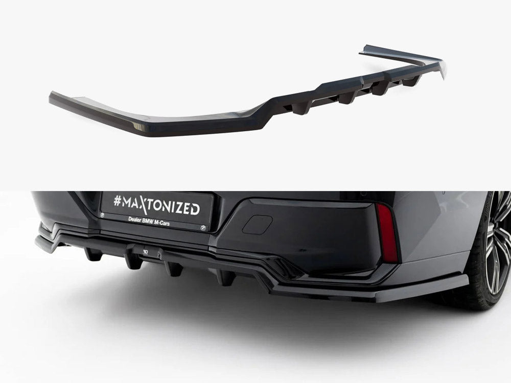 Rear Splitter (Vertical Bars) V1 - BMW 7 Series (M-Pack G70)