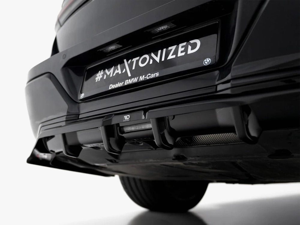 Rear Splitter (Vertical Bars) V1 - BMW 7 Series (M-Pack G70)