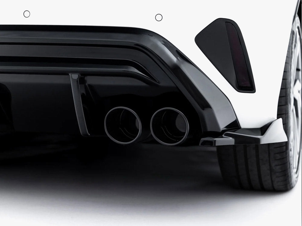 Rear Valance + Exhaust Ends Imitation - Audi A3 S Line Sportback 8Y Facelift