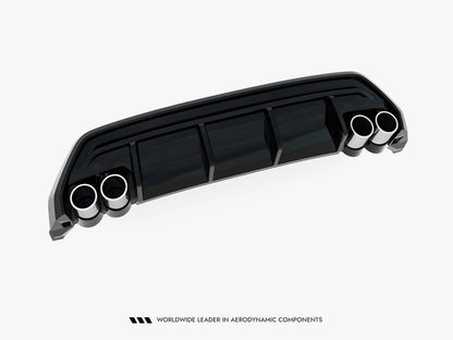 Rear Valance + Exhaust Ends Imitation - Audi A3 S Line Sportback 8Y Facelift