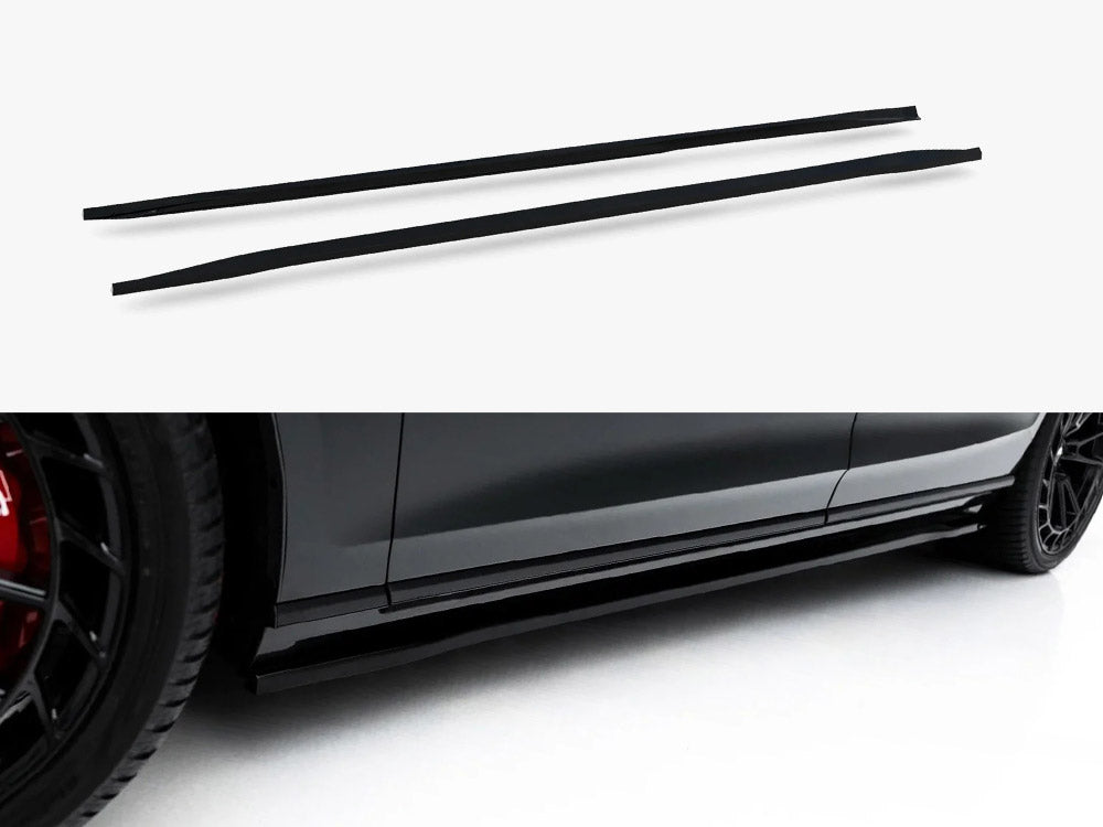 Side Skirt Diffusers - Audi A8 S Line Long D5 / D5 Facelift