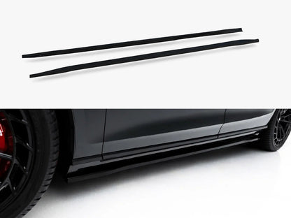 Side Skirt Diffusers - Audi A8 S Line Long D5 / D5 Facelift