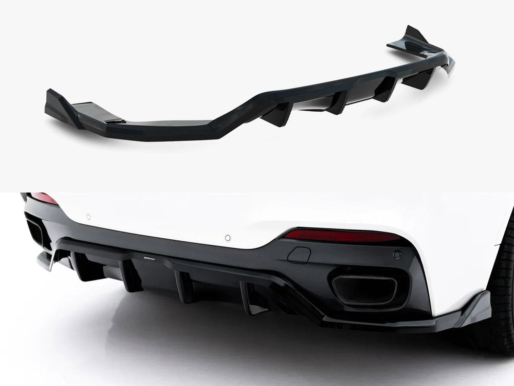 Rear Splitter (Vertical Bars) - BMW X6 (M-Pack F16)