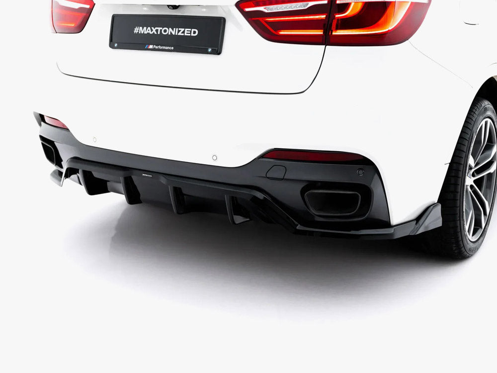 Rear Splitter (Vertical Bars) - BMW X6 (M-Pack F16)
