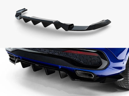 Rear Splitter (Vertical Bars) - Audi Q5 S Line Sportback / SUV Mk3