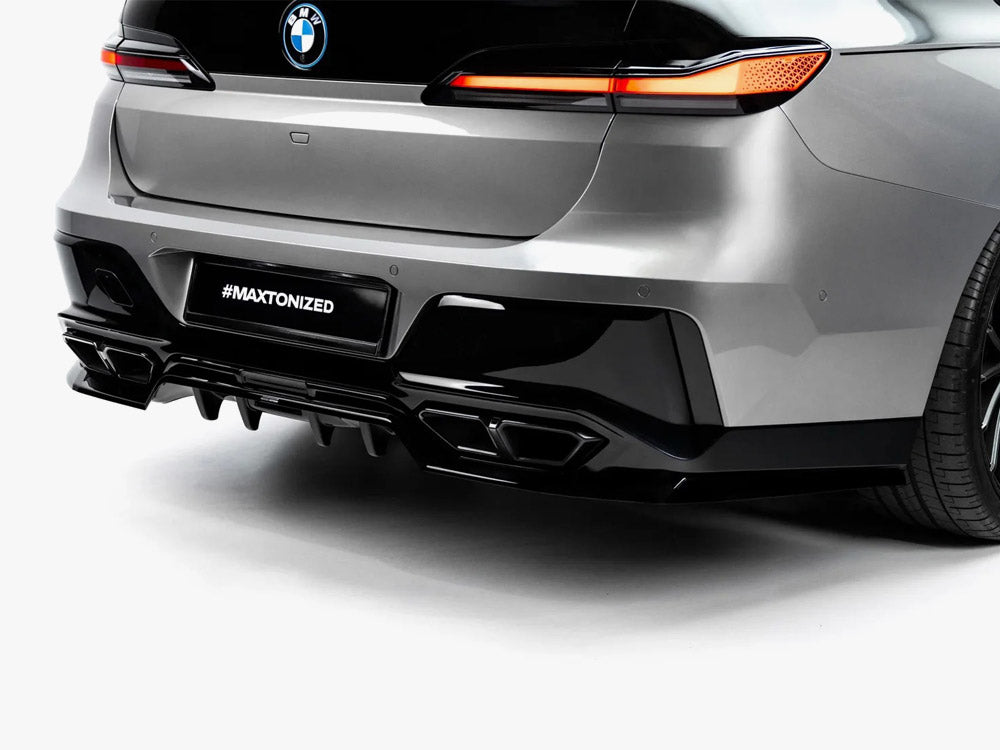 Rear Splitter (With Vertical Bars) V2 - BMW M7 (60e xDrive G70)