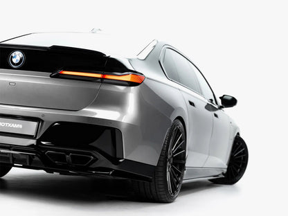 Rear Splitter (With Vertical Bars) V2 - BMW M7 (60e xDrive G70)